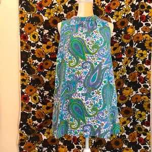 60s mod Screen printed mini dress